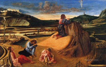 Giovanni Bellini Painting - The agony in the garden Renaissance Giovanni Bellini